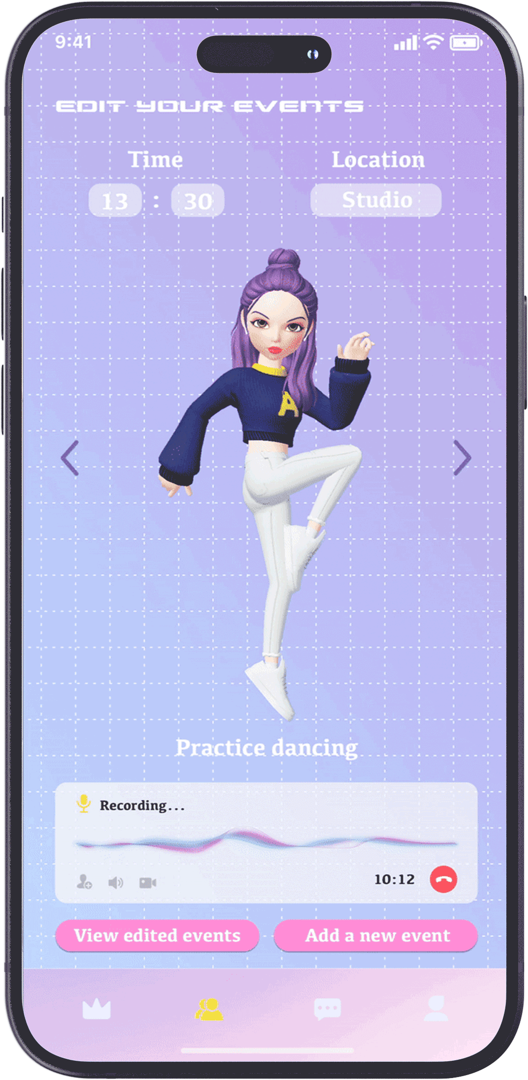 Edit your event