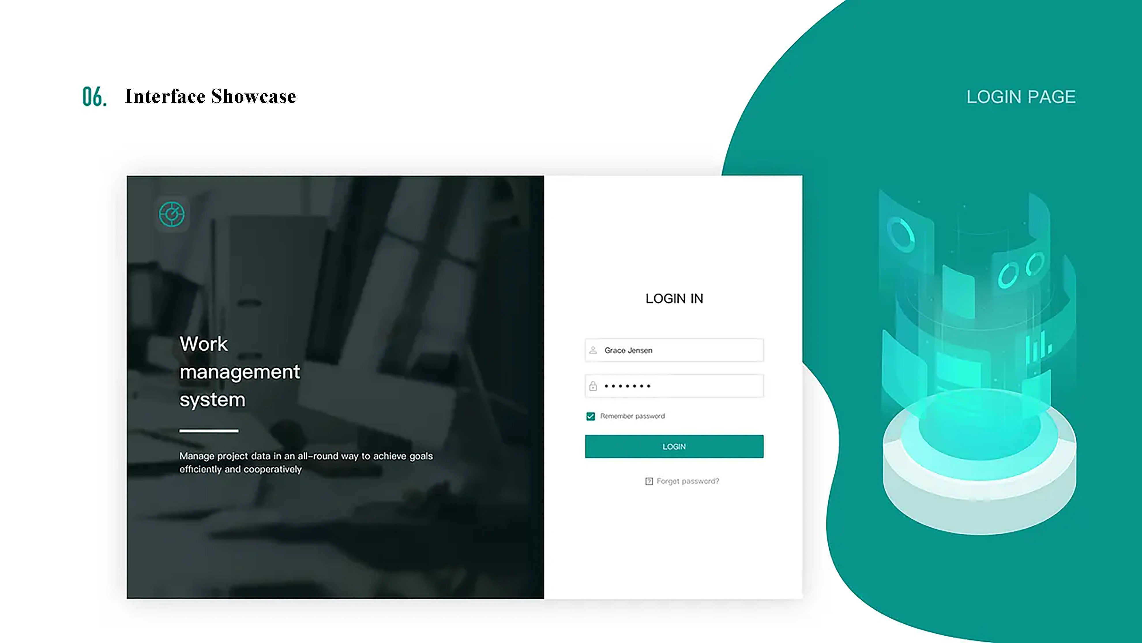 Operation Management System operational dashboard